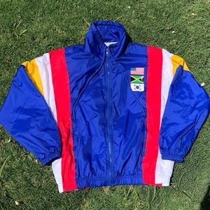 multicolored unisex forever 21 windbreaker 🌊🌱✨